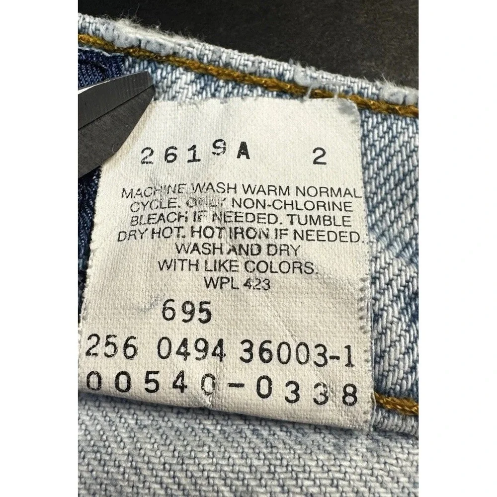 VTG‎ 90s Levi's 540 Orange Tab Relaxed Fit Jeans Mens 35x30 Mexico Distressed